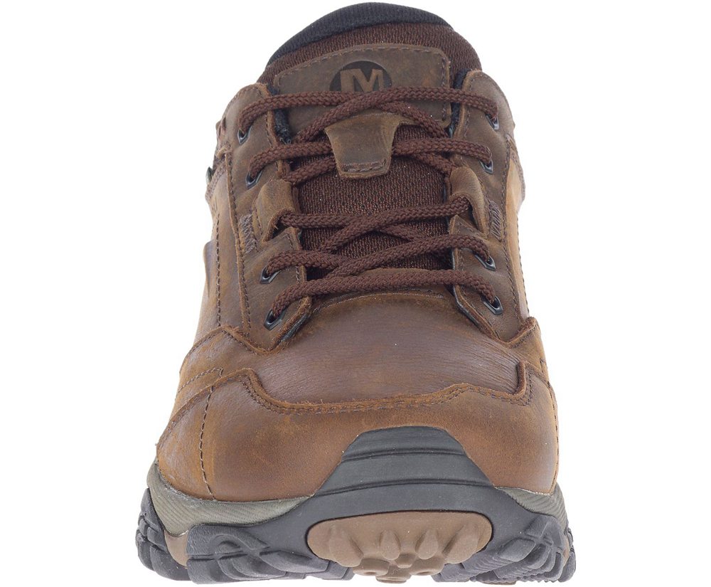 Buty Sportowe Merrell Męskie Brązowe - Moab Adventure Lace Waterproof - 534829-ATO